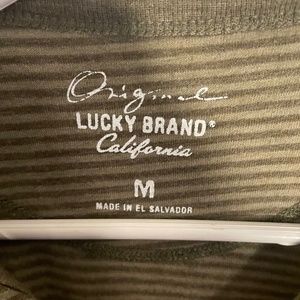 Lucky Brand Medium Green Henley